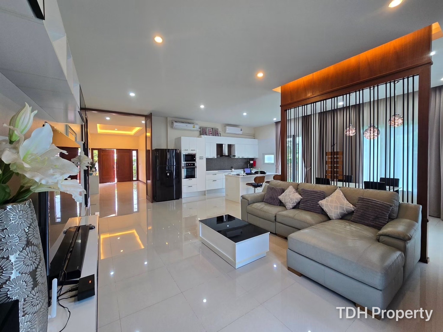 3 Bedroom Pool Villa for Rent, GardenVille 1 Village, Huai Yai